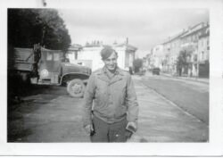 Image may well have been shot at Kaiserlauten, when 344th personnel first crossed onto German soil.