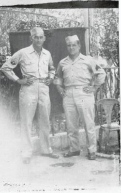 Unidentified sholdiers. Image thought to be taken somewhere in North Africa.