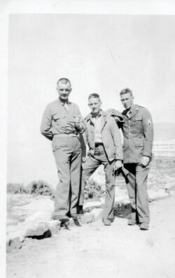 Unidentified sholdiers. Image thought to be taken somewhere in North Africa.