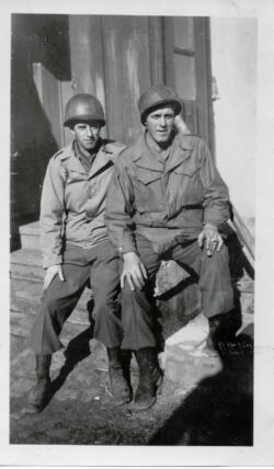 Unidentified sholdiers. Image thought to be taken somewhere in North Africa.