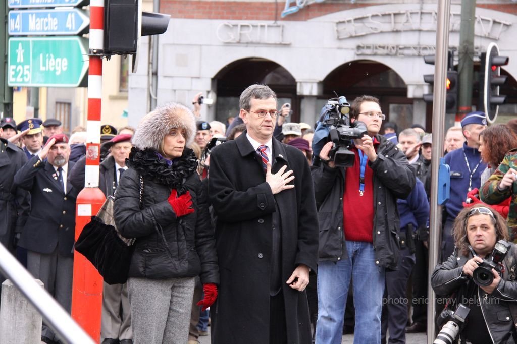 19716=3256 BASTOGNE 65th 12 12 2009 the US Ambassador in Belgium 2