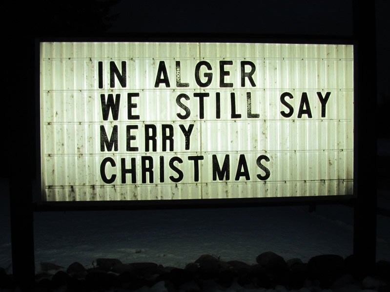 21850=3689 In Alger We Still Say Merry Christmas