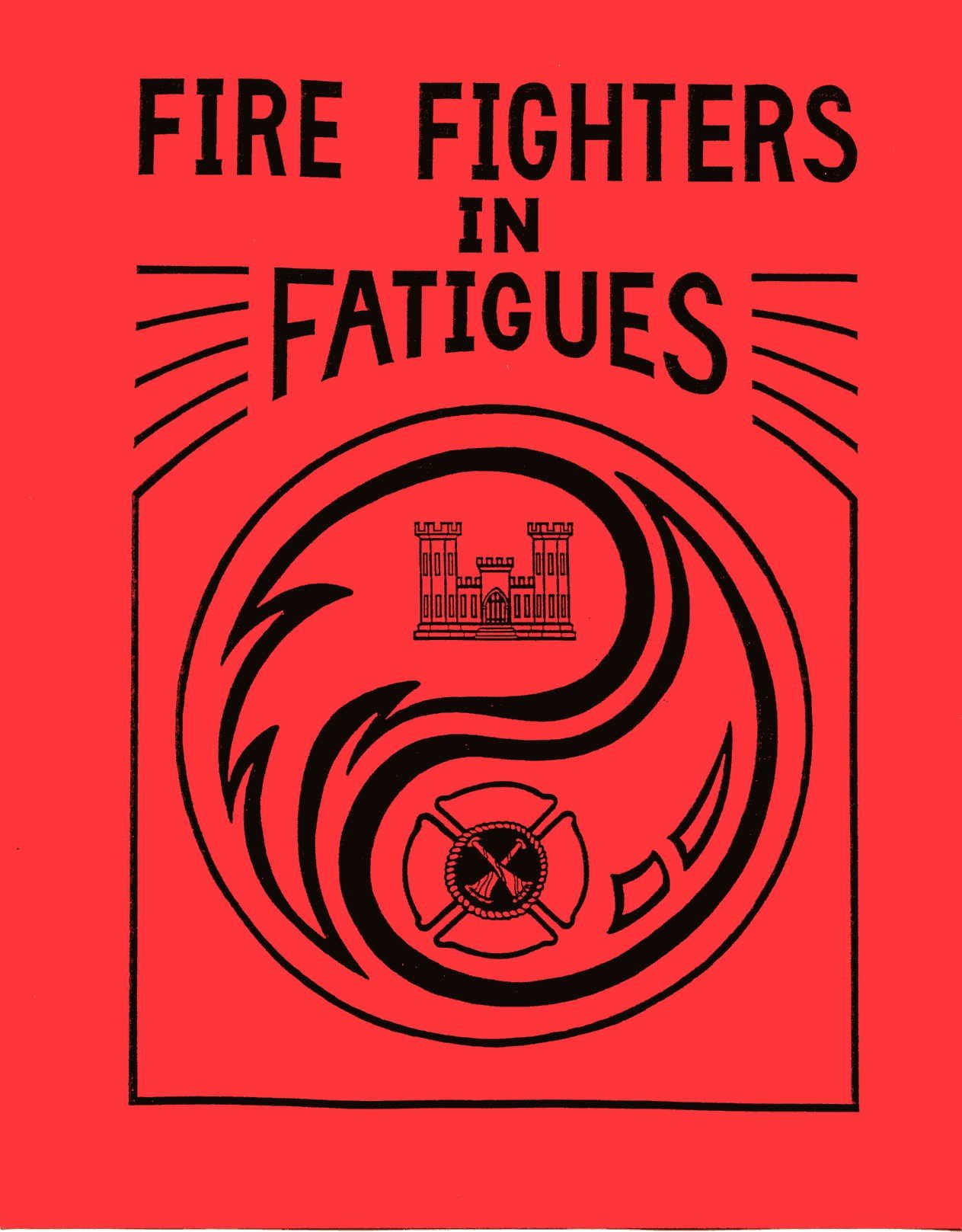 23641=4114 FIRE FIGHTERS IN FATIGUES