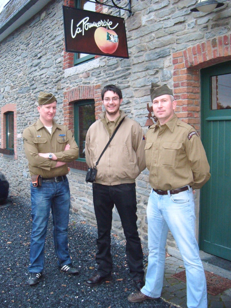 24370=4260 Me and my friends in nice Wallonien village