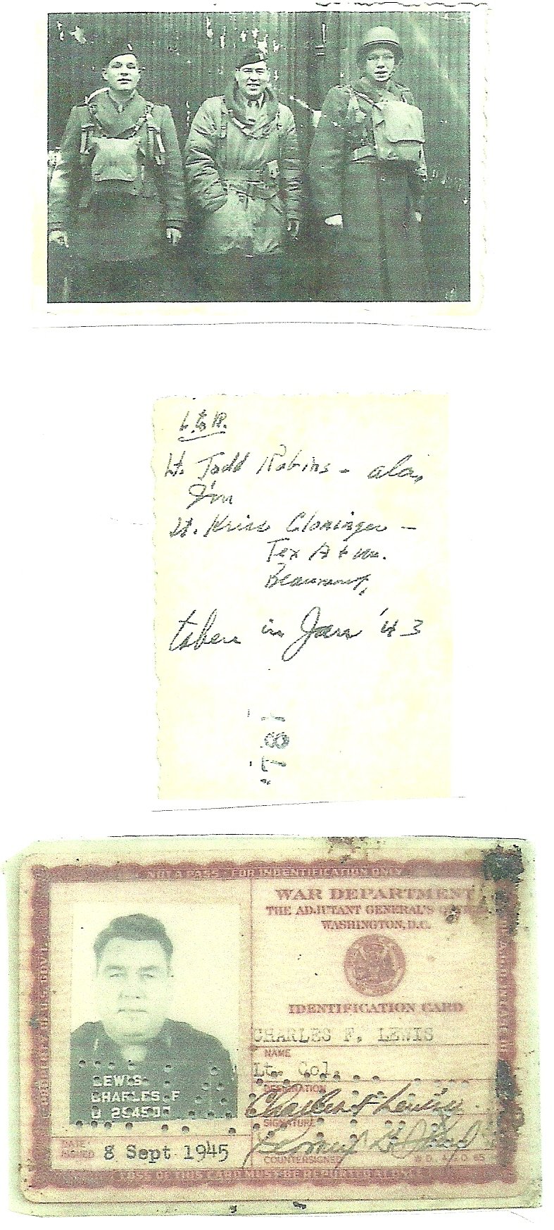 24422=4319 Charles F Lewis 344th