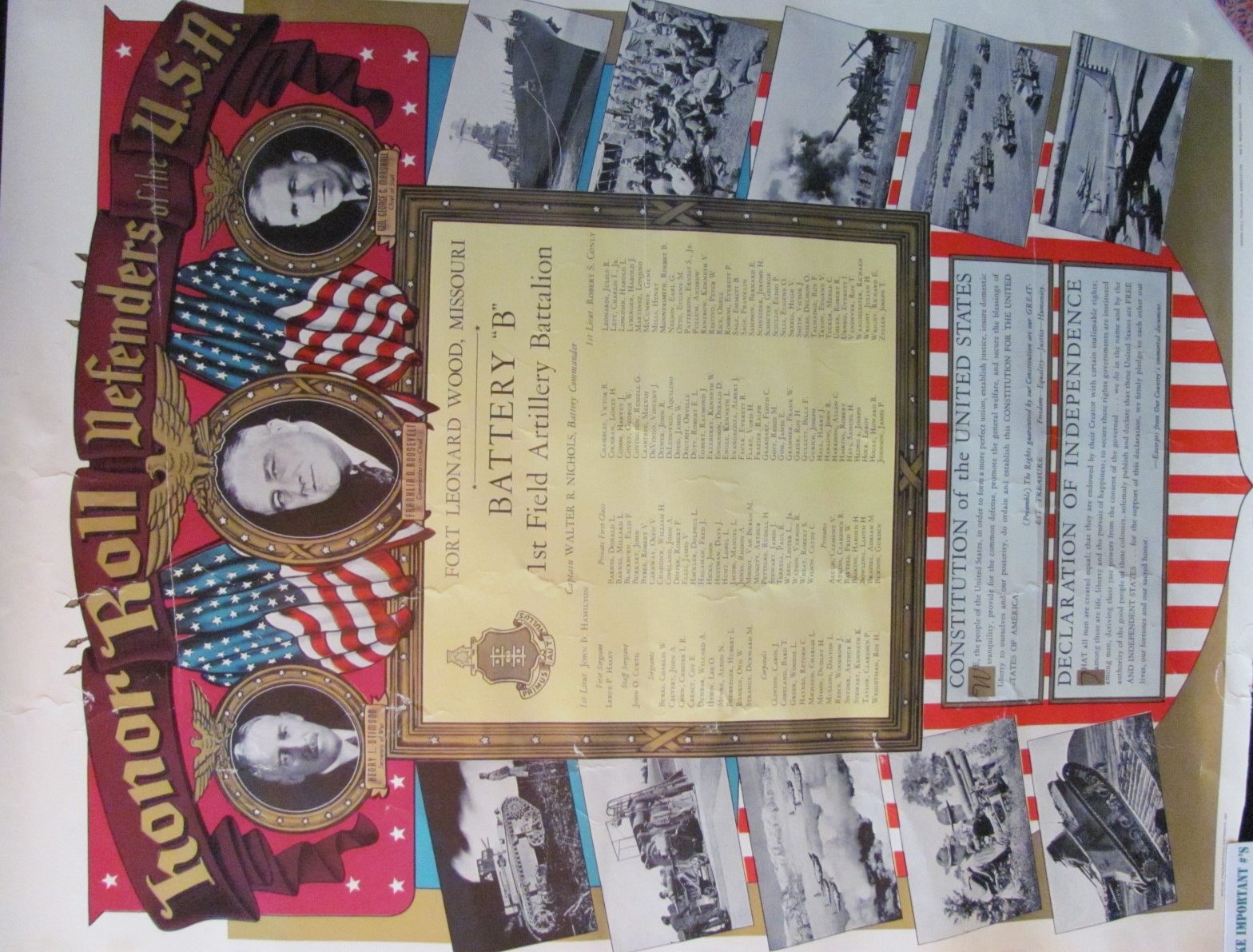 3960=4079 1st Artillery Field Battalion Fort Leonard Wood2