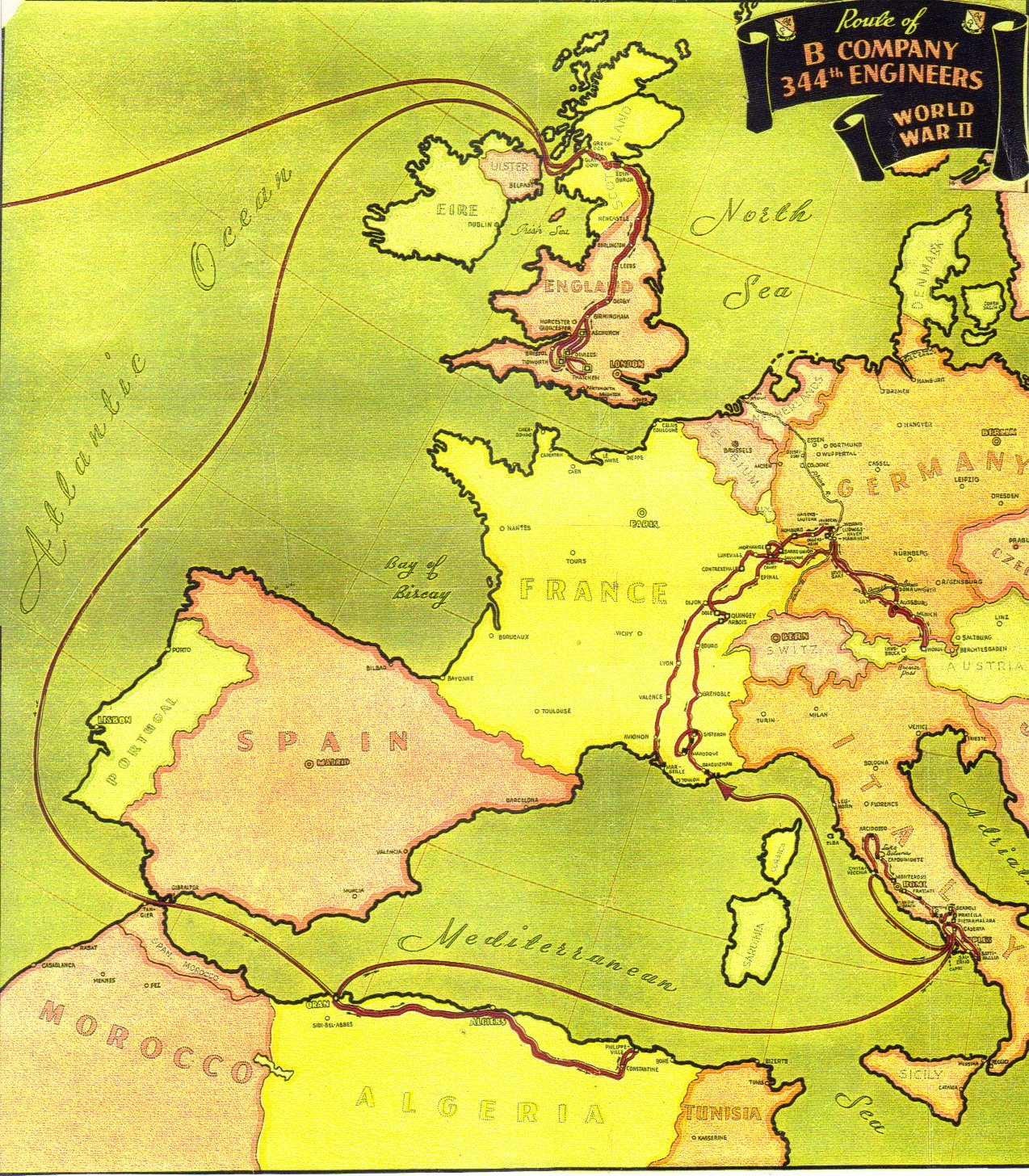 3969=4085 B Company WWII